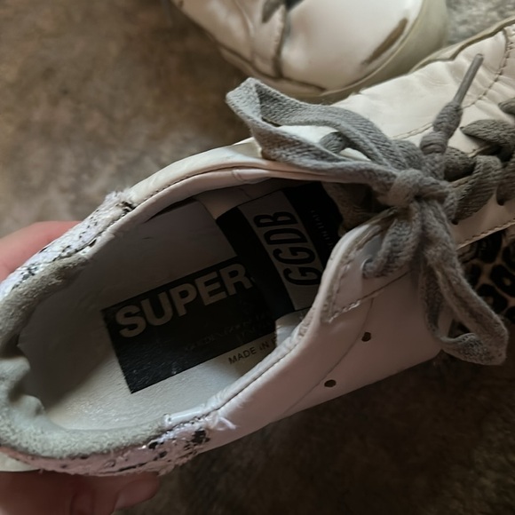 Golden Goose Superstar Sequin Cheetah Sneakers 38 - Picture 9 of 9